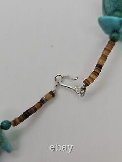 Santo Domingo Kewa Turquoise & Shell Heishi Necklace