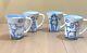 Set Of 4 M. A. Hadley Rare Mugs Discontinued The End Signed, 4.5