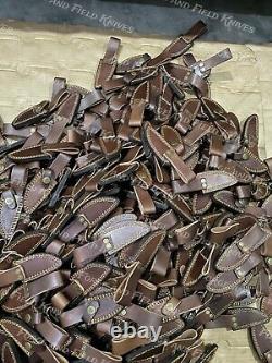 Set of 60 Custom Handmade Damascus Steel 6 Camping & Hunting Knives From USA