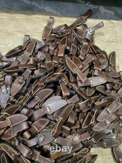 Set of 80 Custom Handmade Damascus Steel 6 Camping & Hunting Knives From USA