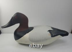 Signed 1989 Mark Jones Hand Made Hand Painted Wood Duck Decoy
