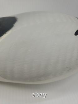 Signed 1989 Mark Jones Hand Made Hand Painted Wood Duck Decoy
