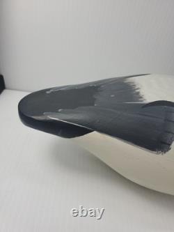 Signed 1989 Mark Jones Hand Made Hand Painted Wood Duck Decoy