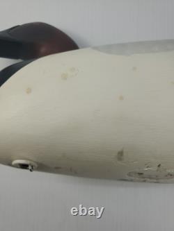 Signed 1989 Mark Jones Hand Made Hand Painted Wood Duck Decoy