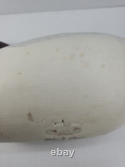 Signed 1989 Mark Jones Hand Made Hand Painted Wood Duck Decoy