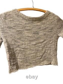 Souchi Womens Sweater Hand Loomed Made In USA Size Large