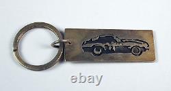 Sterling Silver Muscle Car Key Ring Hand Made in the USA Free Shipping