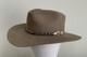Stetson 4x Drifter Buffalo Felt Cowboy Hat Sz 7 1/2 Stone Tan Hand Made In Usa