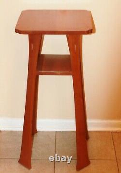 Stickley Plant Stand Cherry Wood 2008 Arhaus Collectors Edition Hand Made USA