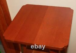 Stickley Plant Stand Cherry Wood 2008 Arhaus Collectors Edition Hand Made USA