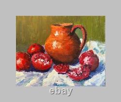 Still Life Oil Painting on canvas original, Home decor, Fine art, handmade art