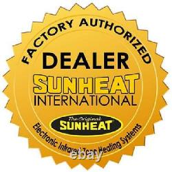 SunHeat USA Infrared Heater Hand crafted Amish Made Oak 1500 Watt 5 Yr Warranty