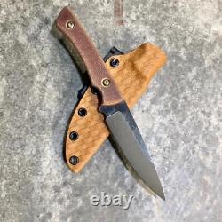 Super SALE! USA custom handmade outdoors bushcraft hunting finshing knife, EDC