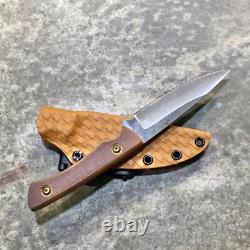 Super SALE! USA custom handmade outdoors bushcraft hunting finshing knife, EDC