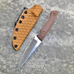 Super SALE! USA custom handmade outdoors bushcraft hunting finshing knife, EDC