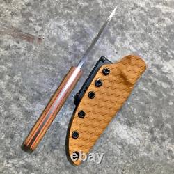 Super SALE! USA custom handmade outdoors bushcraft hunting finshing knife, EDC