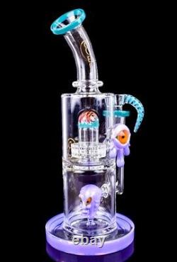 THICK 12 Sprinkler Perc BONG Alien Glass Water Pipe HOOKAH MONSTER Pipe USA