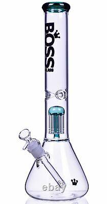 THICK 16 HEAVY Beaker BONG Cool Glass Water Pipe TALL Hookah HEAVY Bubbler USA