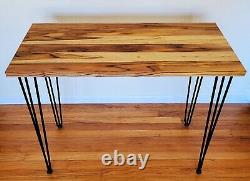 Teak Accent Table, Modern Design, Hand Made in USA