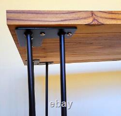 Teak Accent Table, Modern Design, Hand Made in USA