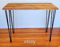 Teak Accent Table, Modern Design, Hand Made in USA