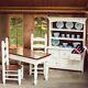 The Queen's Treasure 18 Doll Farm Style Table, Chairs, Hutch, Dishes & Flatware