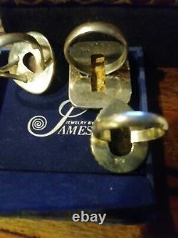 USA Made Pure. 925 Silver Dinosaur Bone Wedding Rings. Southwest polished Fossil