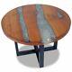 Usa Solid Teak Wood Coffee Table Resin Handmade Paint Finish Side End Couch