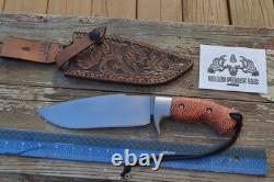 USA custom handmade Elite bushcraft hunting survival knife, Sheath RARE