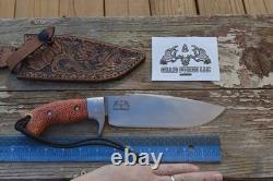 USA custom handmade Elite bushcraft hunting survival knife, Sheath RARE