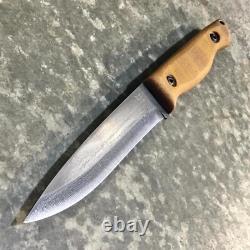 USA custom handmade outdoors bushcraft hunting survival knife, EDC carbon steel
