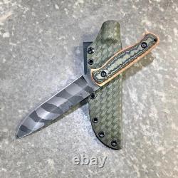 USA custom handmade outdoors bushcraft hunting survival knife, EDC carbon steel