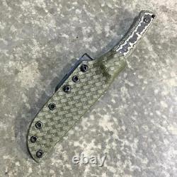 USA custom handmade outdoors survival bushcraft hunting knife carbon steel