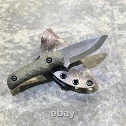 USA custom handmade outdoors utility knife, EDC carbon steel bushcraft hunting