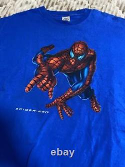 USA-made Spider-Man short-sleeved T-shirt MARVEL XL size H255