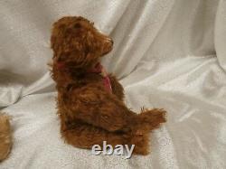 USA made mohair River Hills Bears by Edda Seiple LE Edward 11/25 Girl 13/35 lot