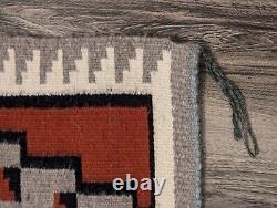 Unique Provenance Vintage Navajo Wool Rug 31x26 Excellent Unused Condition