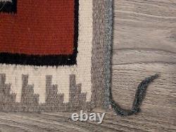 Unique Provenance Vintage Navajo Wool Rug 31x26 Excellent Unused Condition