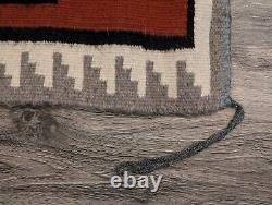 Unique Provenance Vintage Navajo Wool Rug 31x26 Excellent Unused Condition