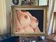 Vanwinkle Original Nude Woman Oil Painting First Impressions 16x20 Female Usa