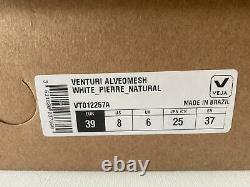 VEJA Venturi Alveomesh in White Pierre Natural MSRP $160 Size US8 EU39