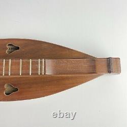 VTG 1984 Heart 4 String Hand Made Signed Musical Instrument By Dulcimer Shoppe