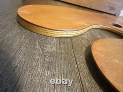 VTG Lee Boynton Hand Made Wood Artist Palette & Case Curved Board 24 USA Made