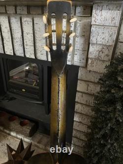 Vintage 1930s Regal Supertone Asian Parlor Guitar USA Made Rare! Pearl Fretboard