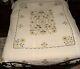 Vintage 1950'susa Handmade Quilted & Cross Stitchedno Holes Or Tearsnicebr