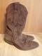 Vintage 1977 Stewart Boot Co Fine Hand Made Usa Cowboy Suede Leather Boots 9ee