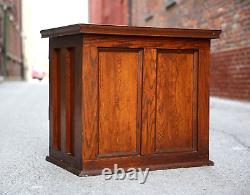 Vintage Antique Slot Machine Stand Wood Counter table Kitchen Island bar Podium