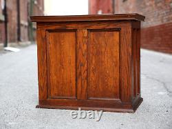 Vintage Antique Slot Machine Stand Wood Counter table Kitchen Island bar Podium