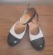 Vintage Black/white Leather Pumps Greater L. A. Hand Made In Usa Size 7