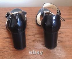 Vintage Black/White Leather Pumps Greater L. A. Hand Made In USA Size 7